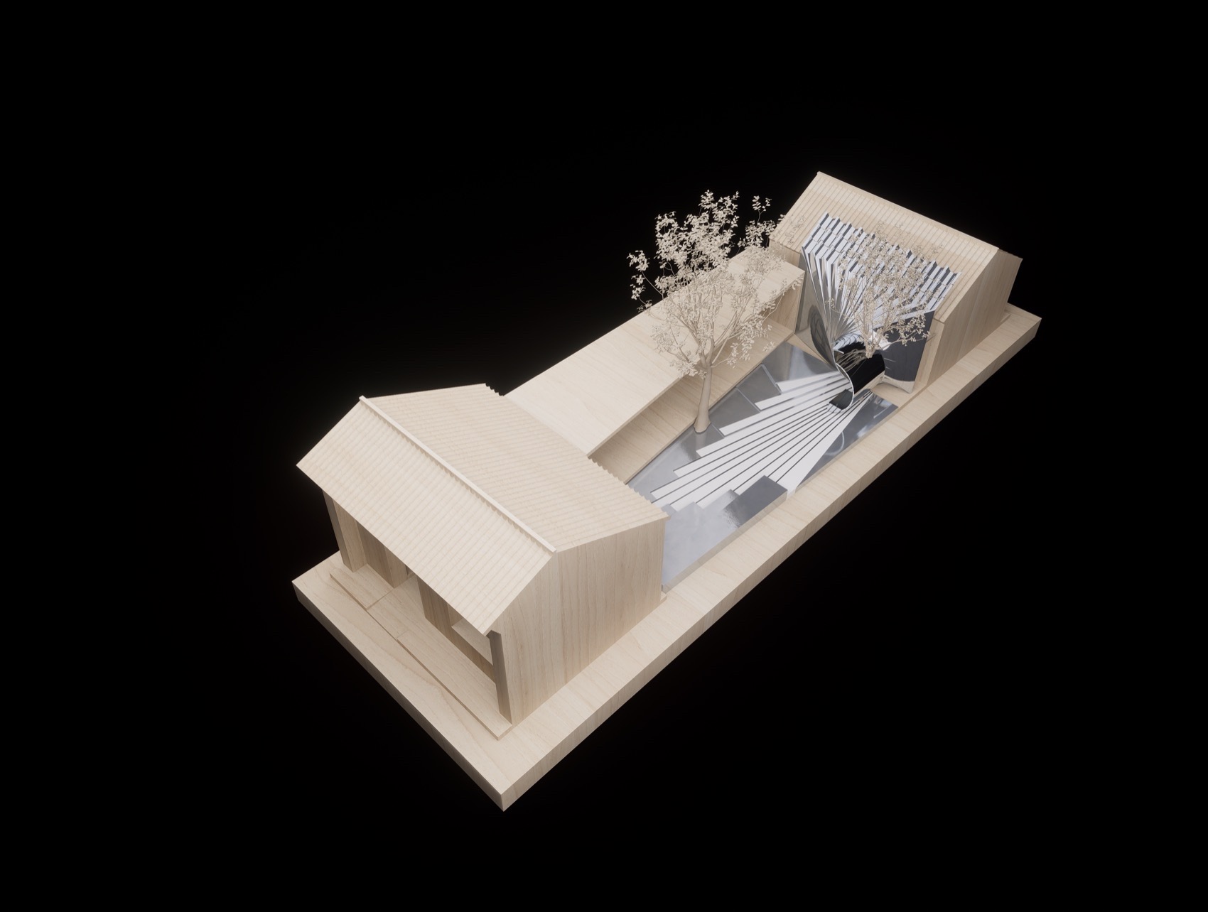 流光展厅 – 关中忙罢艺术节内院改造丨中国西安丨戴璞建筑-64