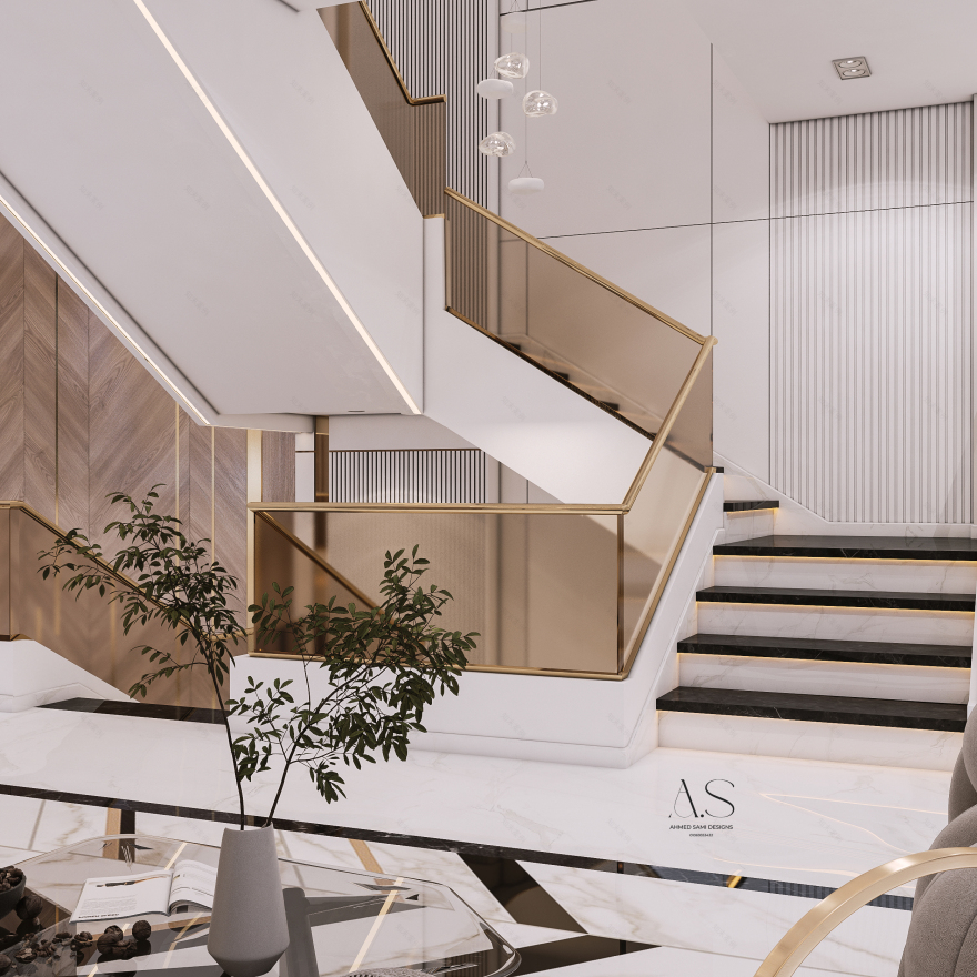 First-Floor Reception Design - Villa hall --7