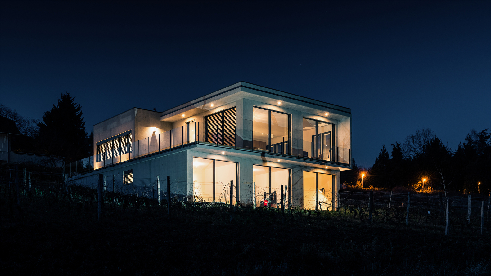 融合自然景观的法国边境住宅-21