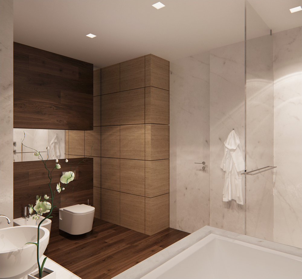 The interiors of the apartments are 360 m  in a residential complex Trilogy Alexandra Fedorova-15