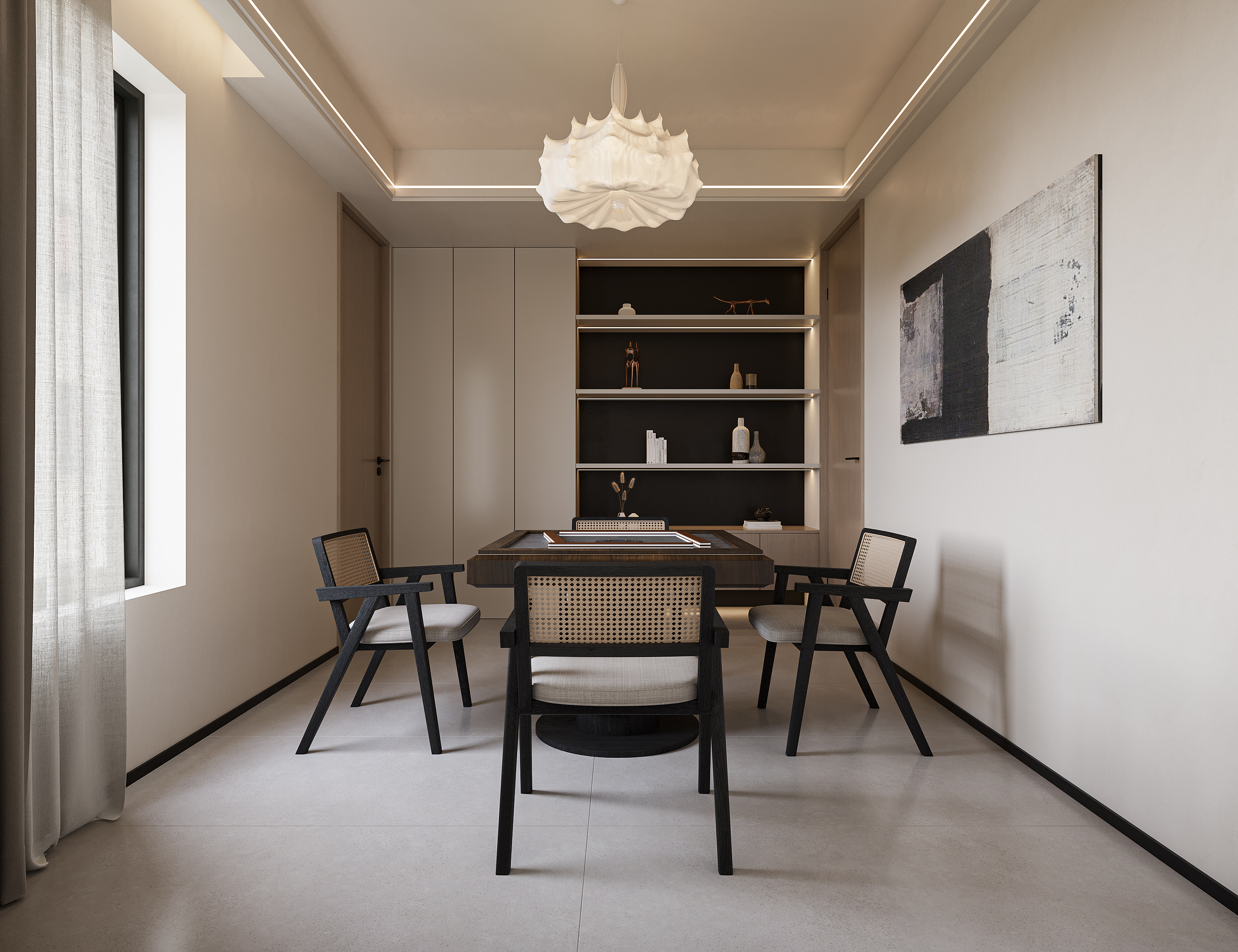 奶油风-效果图-合肥锦轩设计-5