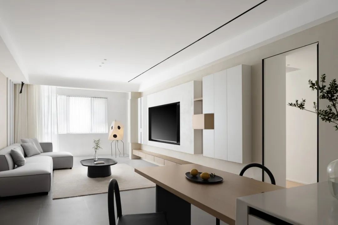 126㎡三室两厅，极简的松弛感 | 徐伟明建筑室内设计-33