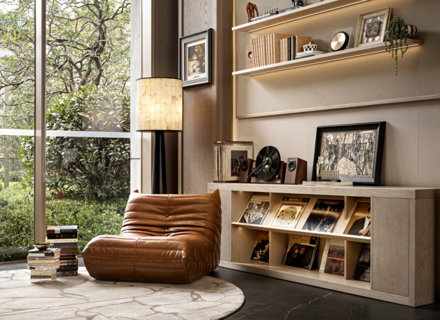 长沙华润瑞府四期架空层项目丨中国长沙丨硬装矩阵纵横,软装矩阵鸣翠MIX-34