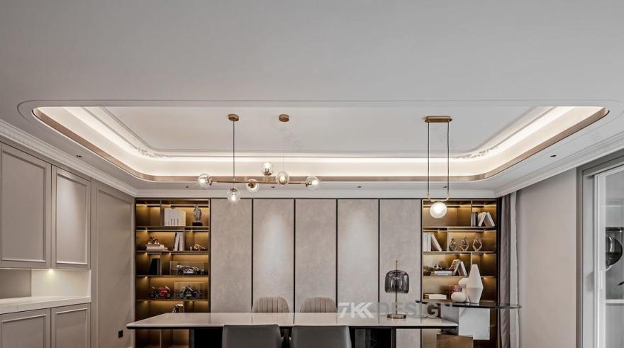 350㎡复式轻奢风三代人居住-13