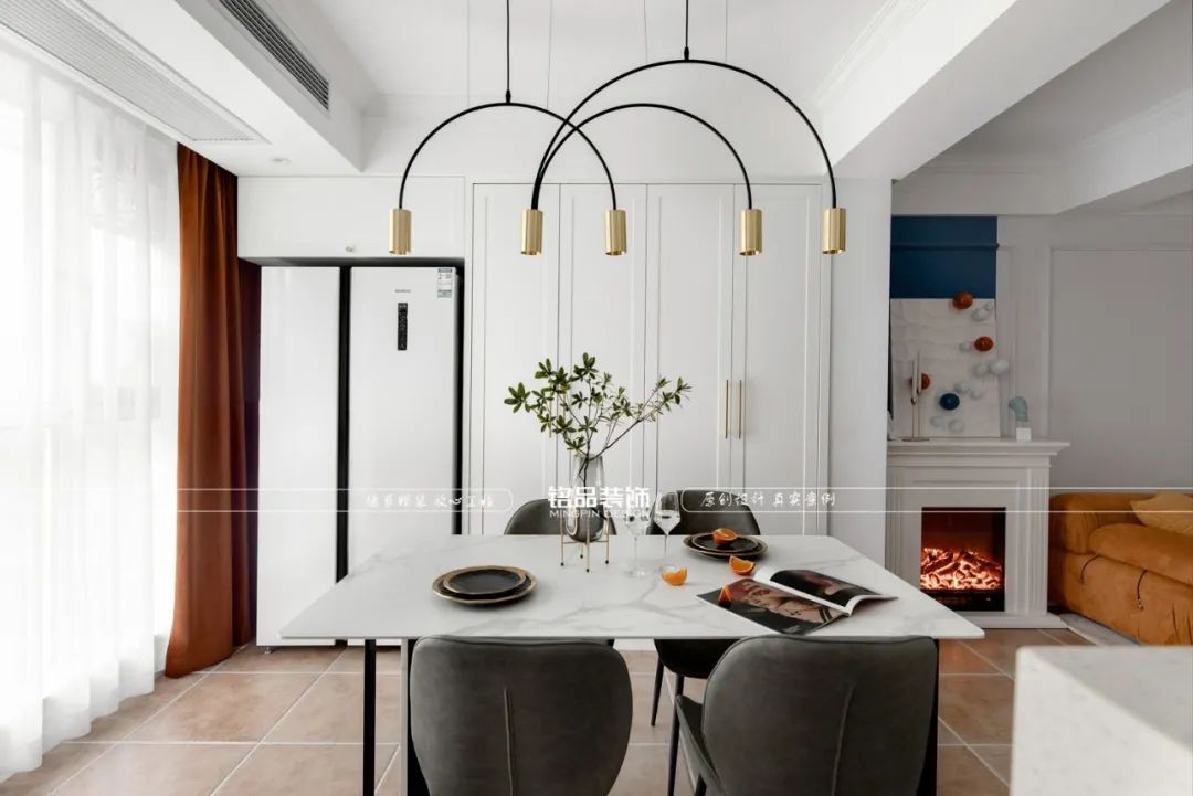 77平美式轻奢公寓设计丨铭品装饰-32