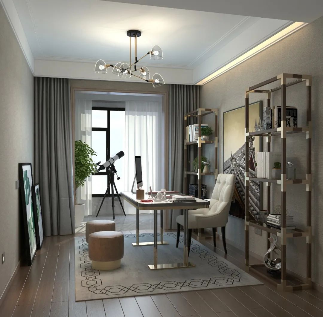 现代中式沿湖公馆，传统与舒适的完美融合-44