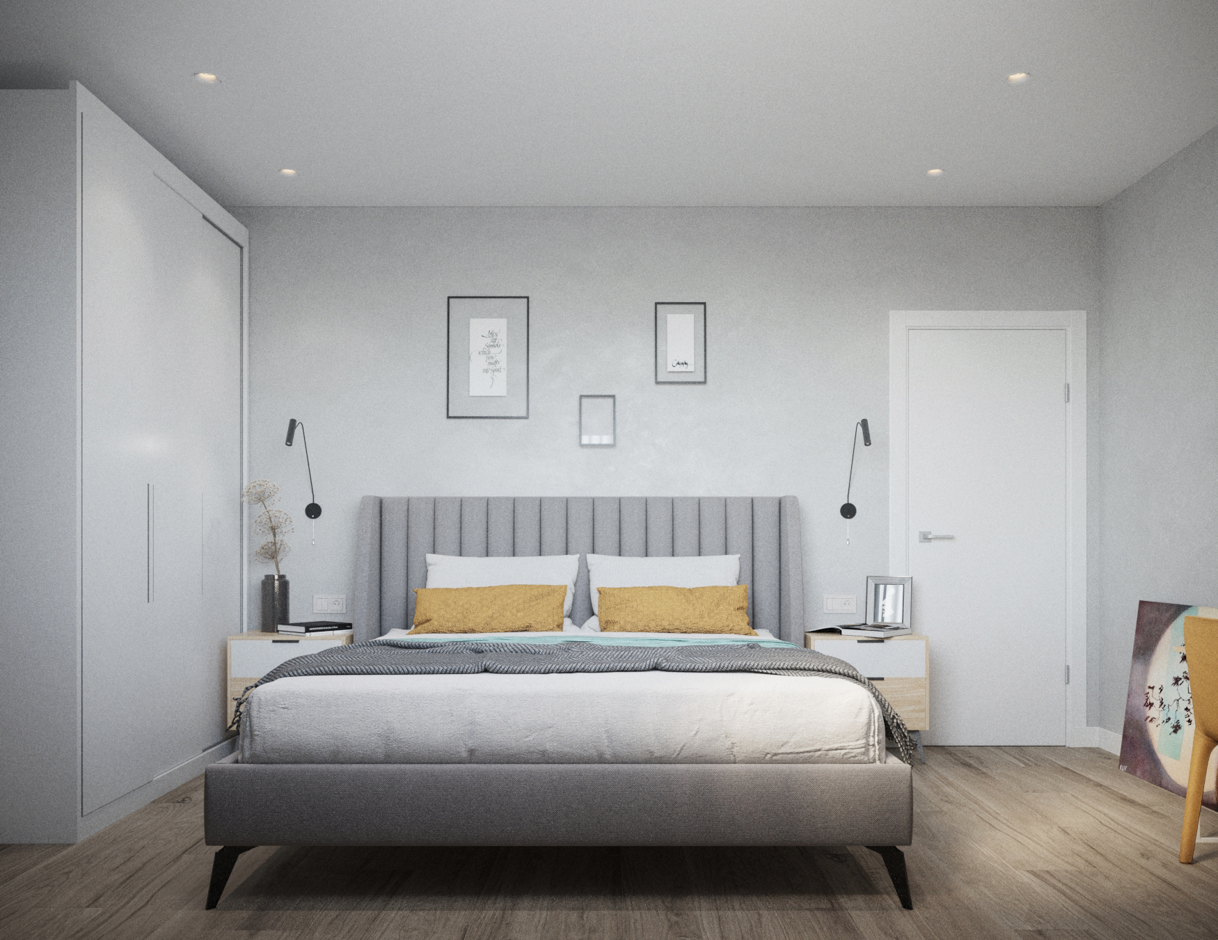 Stuff 卧室室内设计丨俄罗斯莫斯科丨Pobedonoscev Architects-3