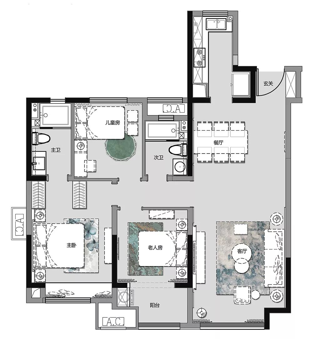 品质美学家 | SEPD 新作徐州柏景湾样板房设计-70