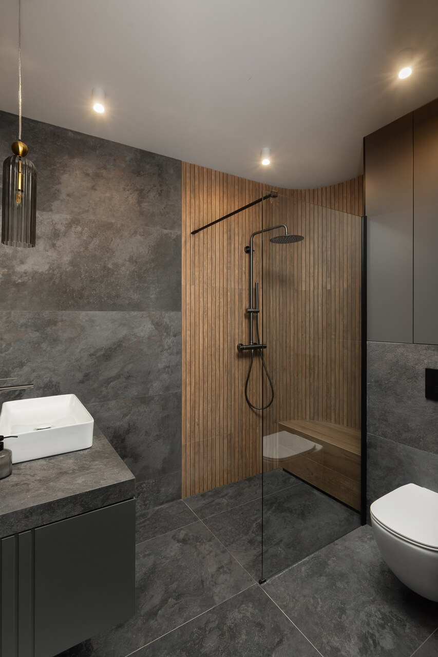 90平华沙阁楼风住宅设计丨波兰华沙丨Tatsiana Siamashka – ART and DESIGN-38