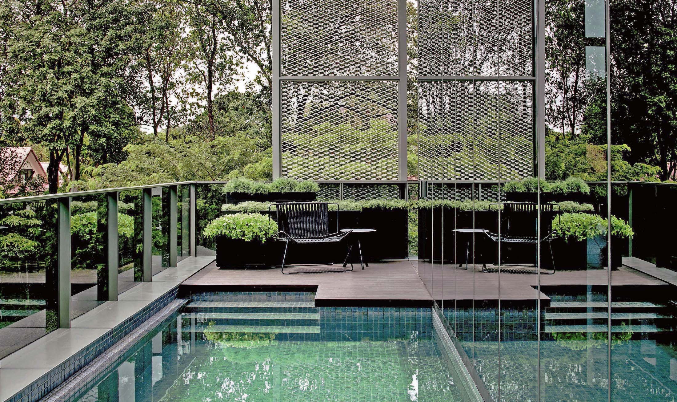 丽墩苑 | 新加坡豪宅的现代景观设计-11