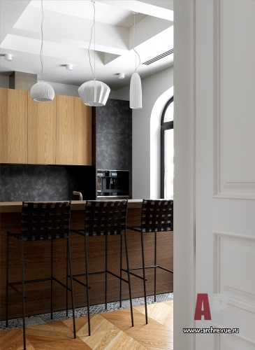 莫斯科郊外带阁楼的三层现代法式古典风格住宅丨俄罗斯莫斯科丨Шалдыбина Светлана（谢尔盖·沙尔迪宾娜）-42