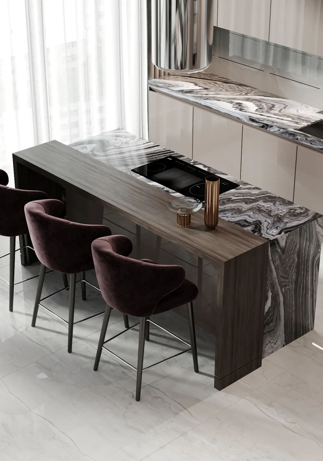 高级灰金属风格住宅丨俄罗斯丨俄罗斯圣彼得堡设计师 Gavriil Verbitsky-49