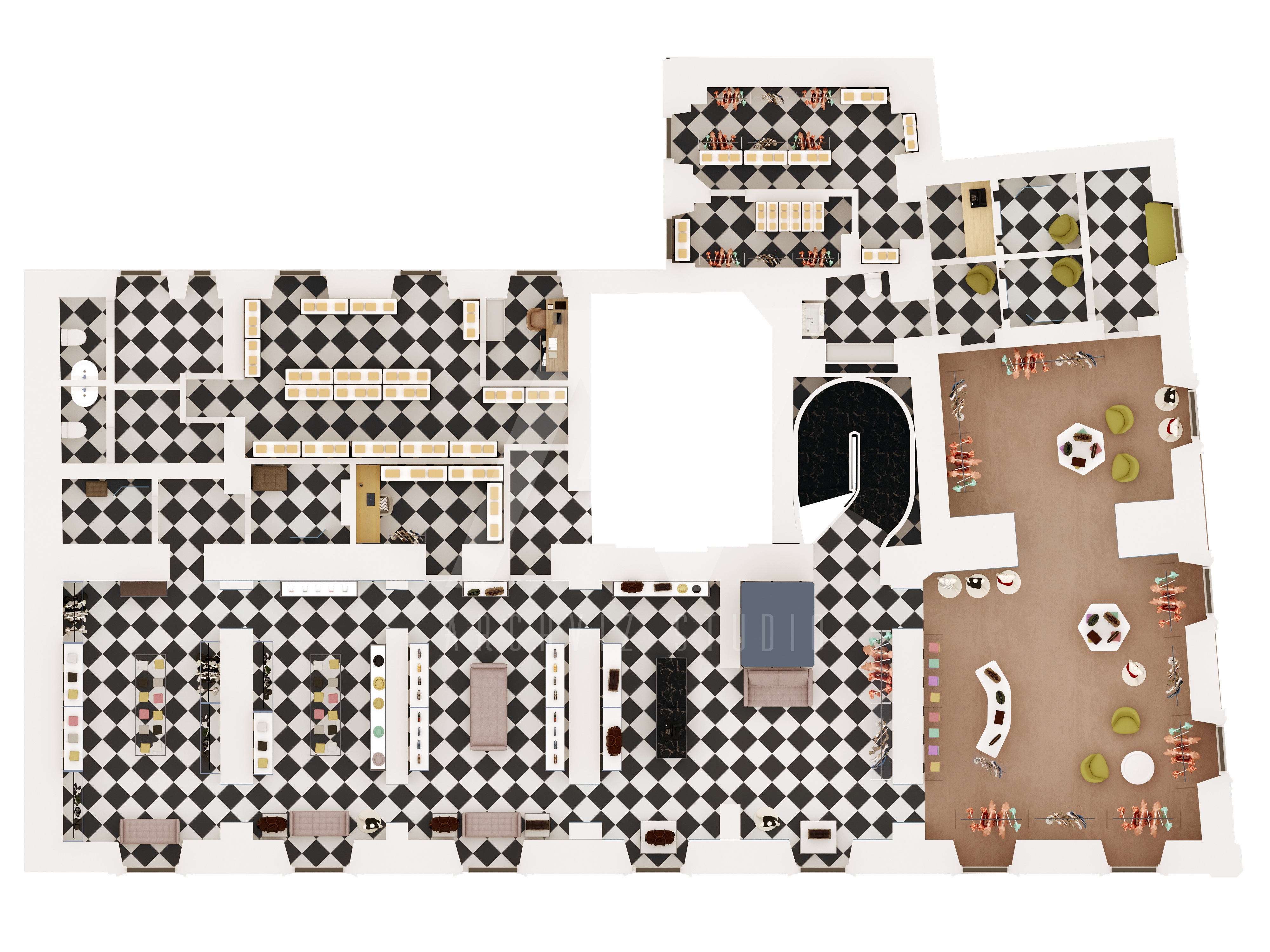 Commercial Retail Layout Rendering-8