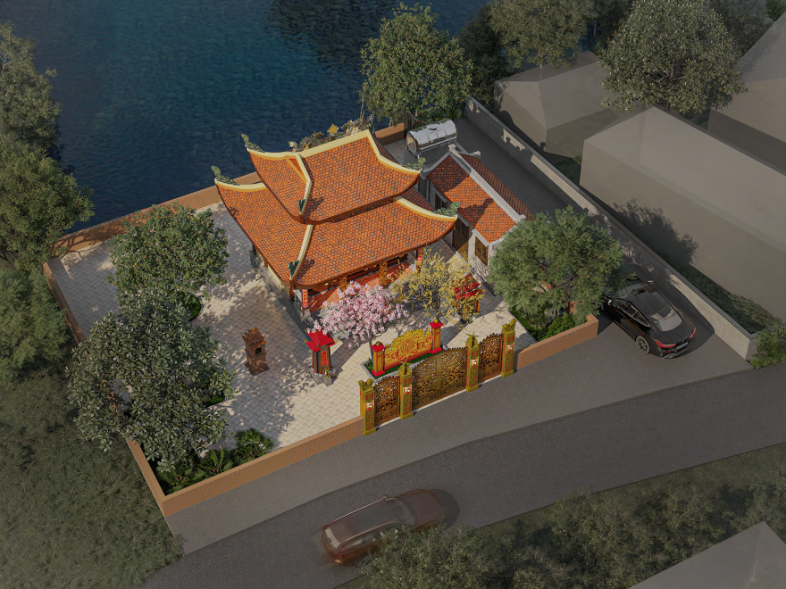 河静祖庙设计项目丨越南丨与Jane To's Team合作,Phuong Red参与-8