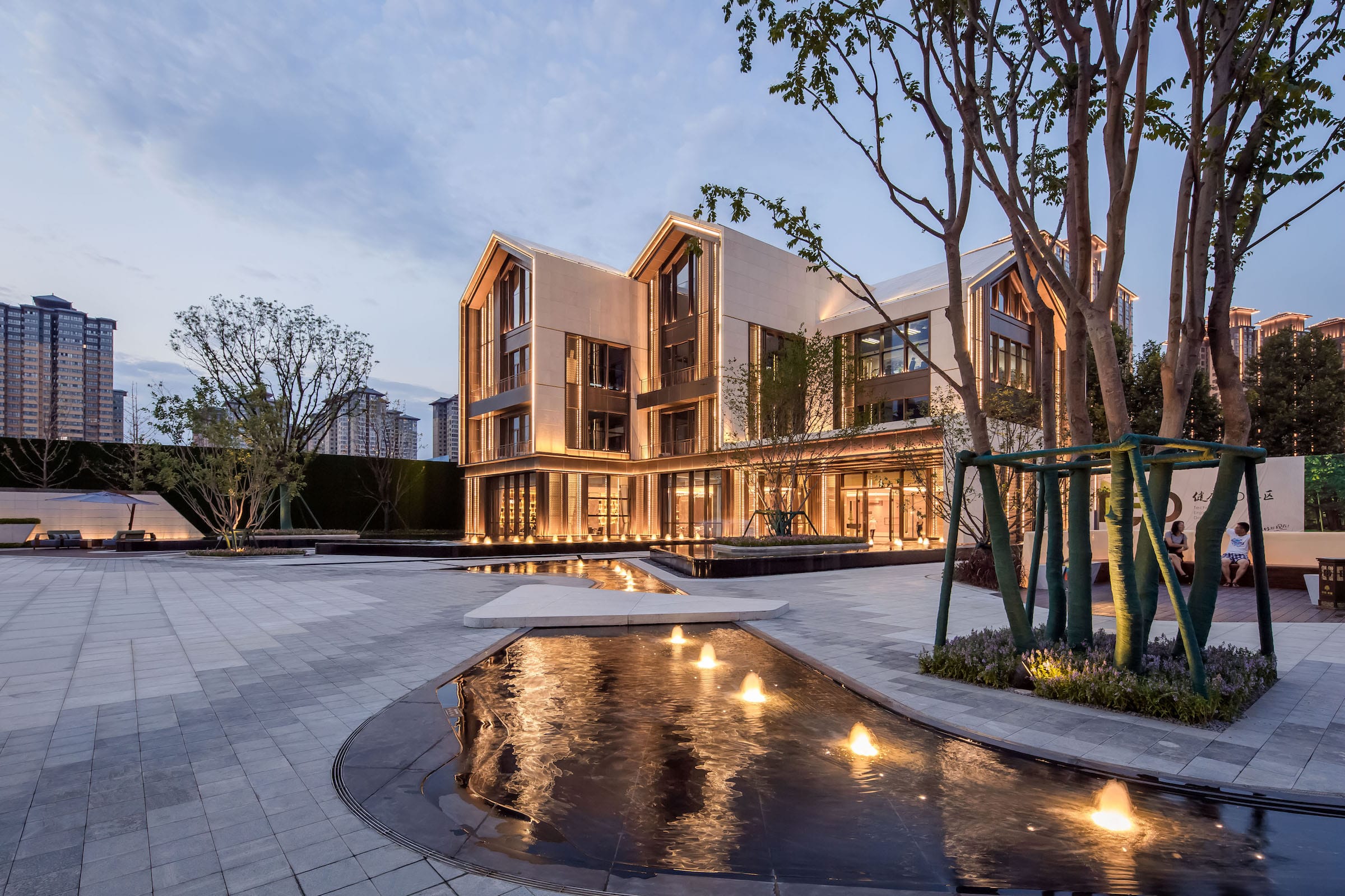 西安大兴青樾售楼中心展示区景观-15