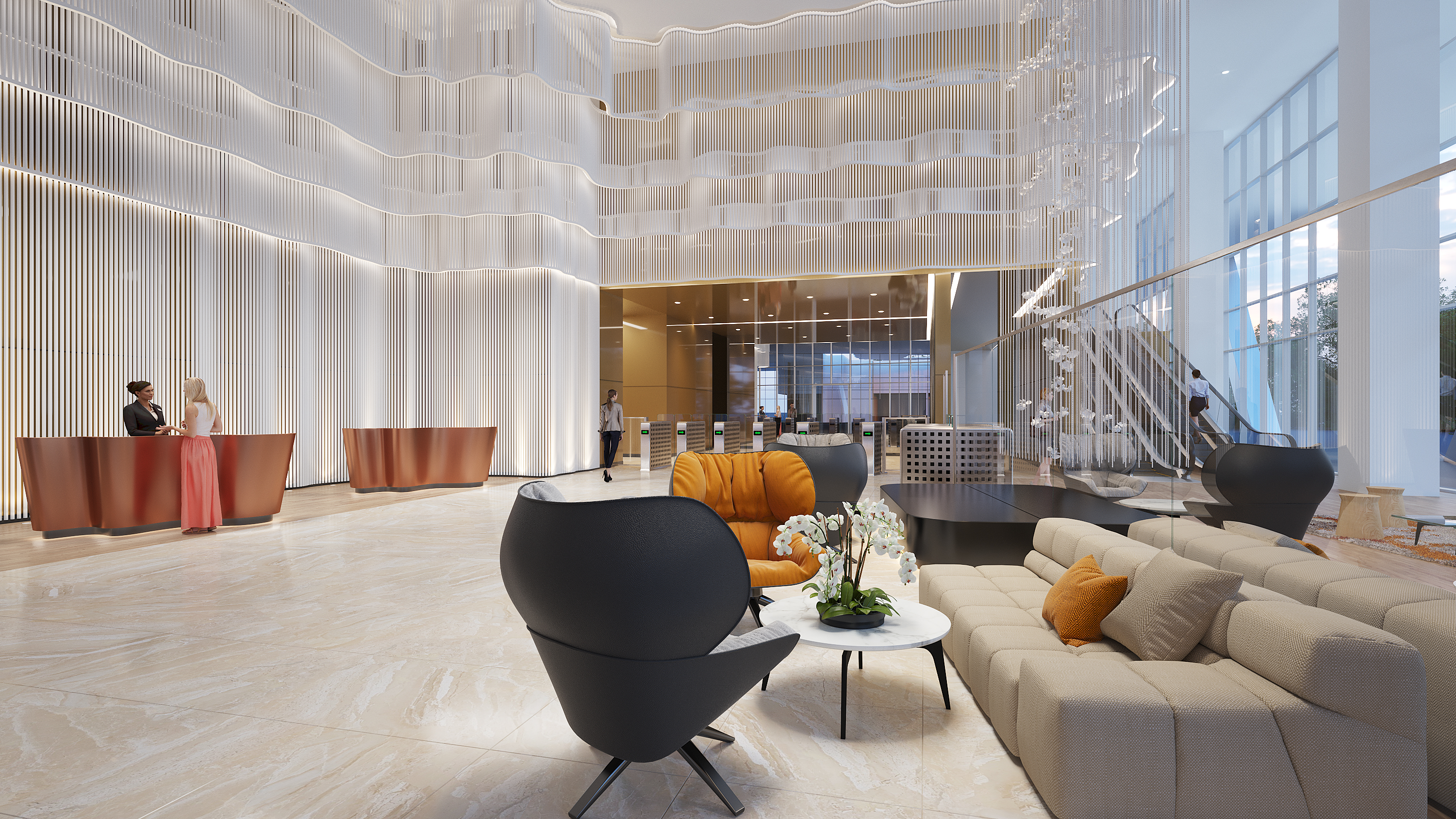 ofiice Lobby rendering-6