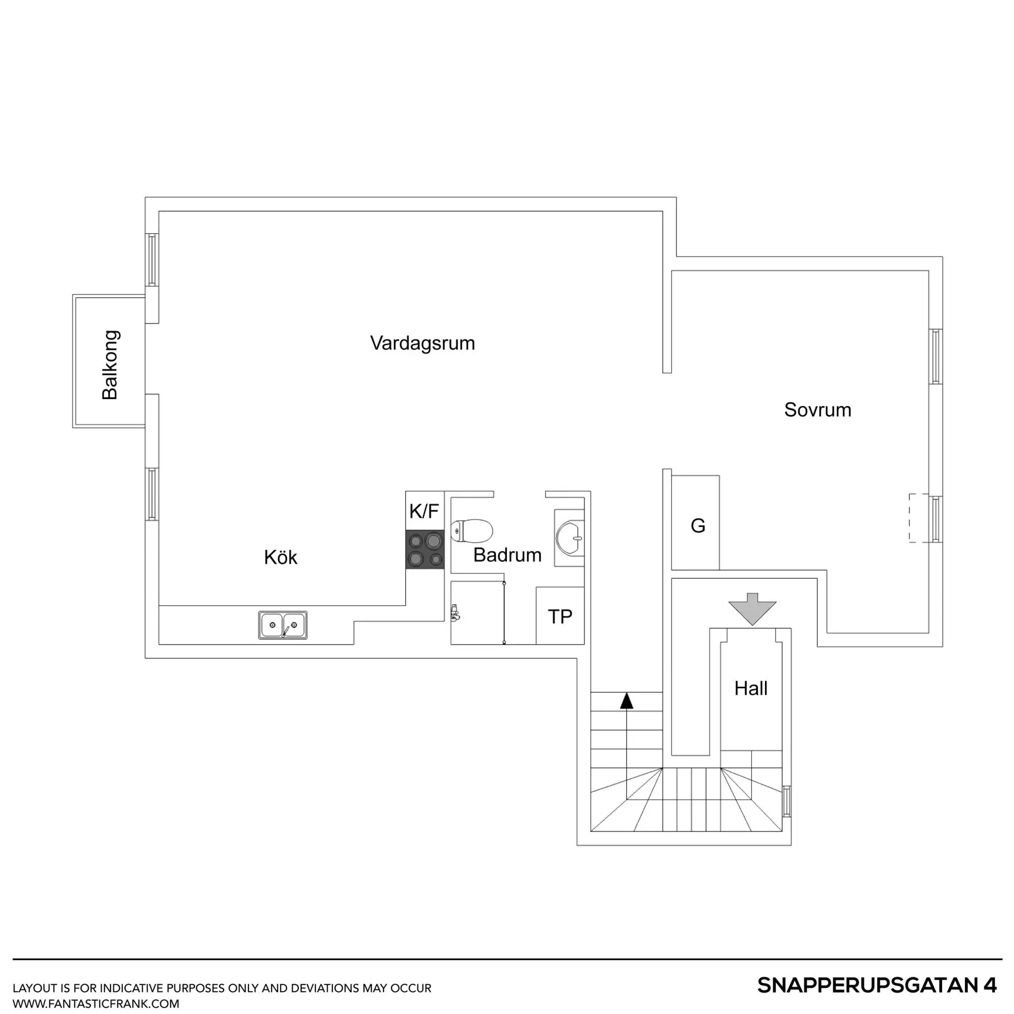 瑞典一旧楼顶层公寓的活力黄灰设计-18