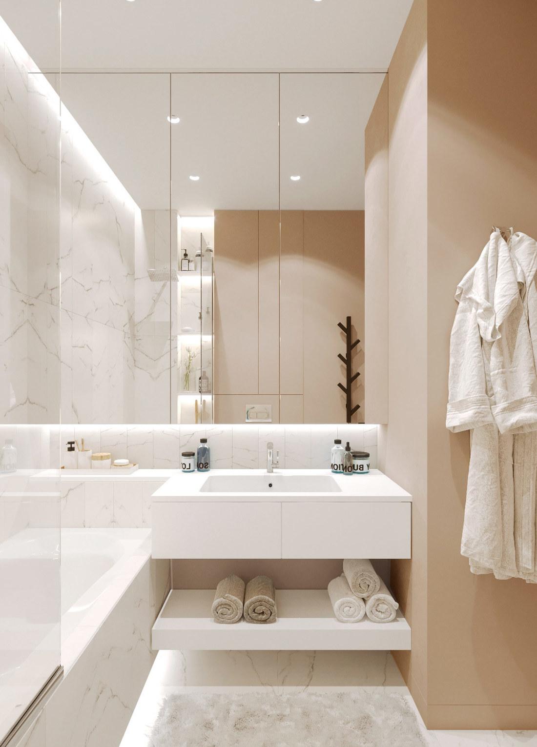 蓝色与金属元素打造的现代家居设计-41