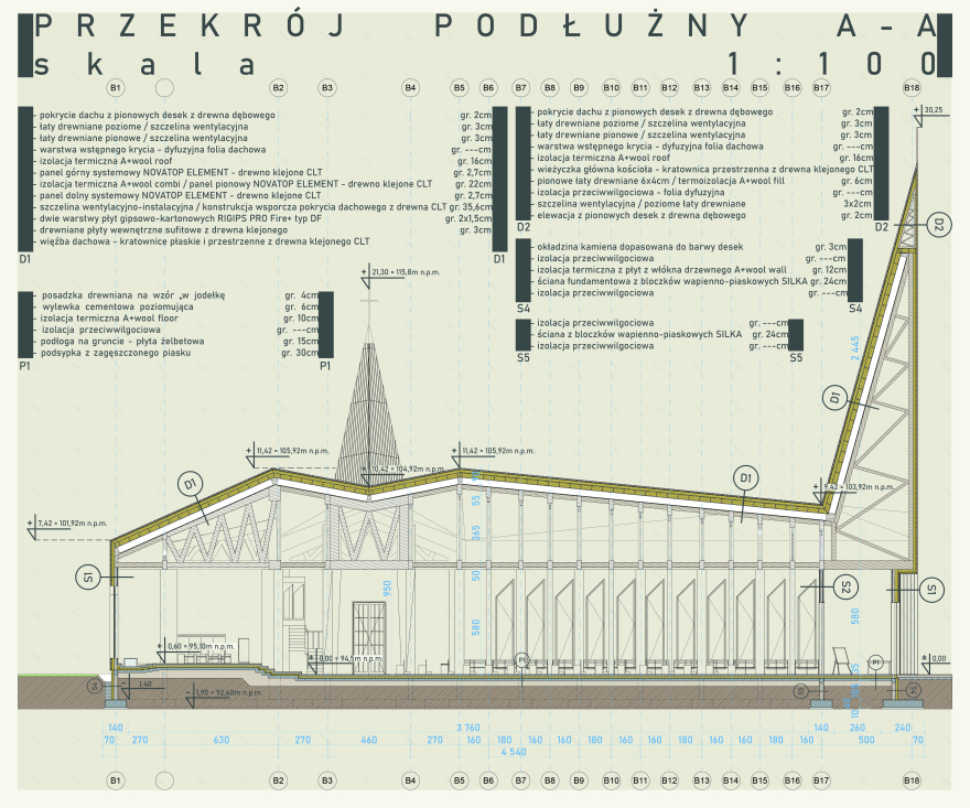 可持续木质教堂丨Damian Dominiczak-15