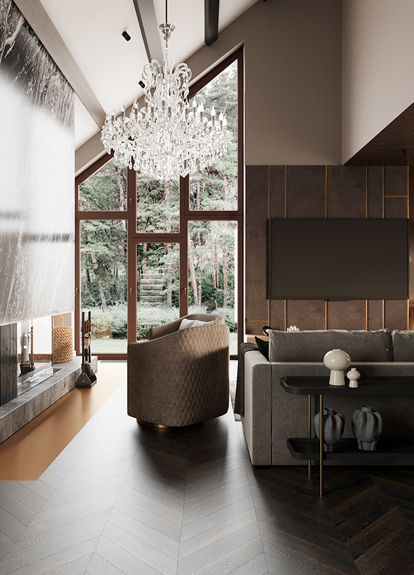 living room in house-3