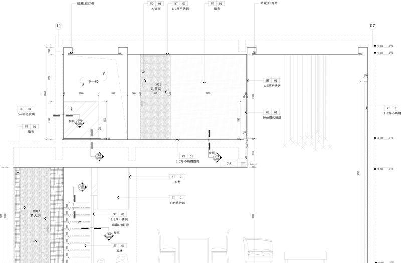 郑州永威上和郡叠层样板房——现代简约自然品味空间-10