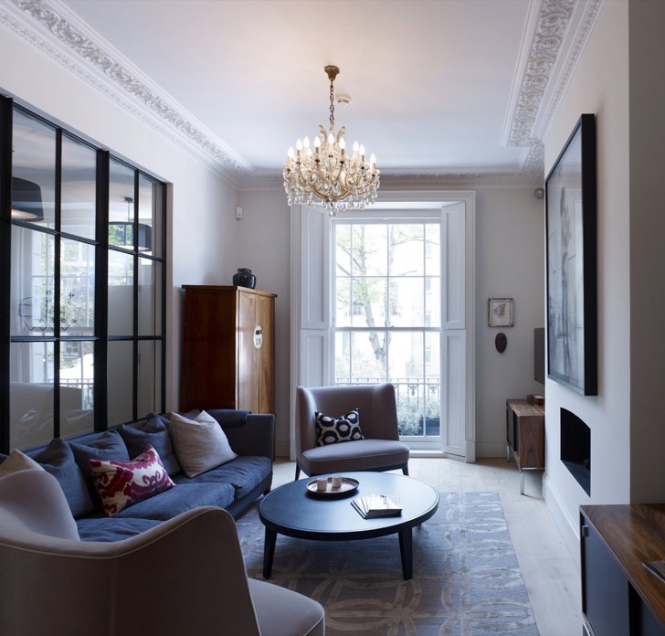 伦敦诺丁山现代家居，Stiff + Trevillion 打造全景采光空间-2