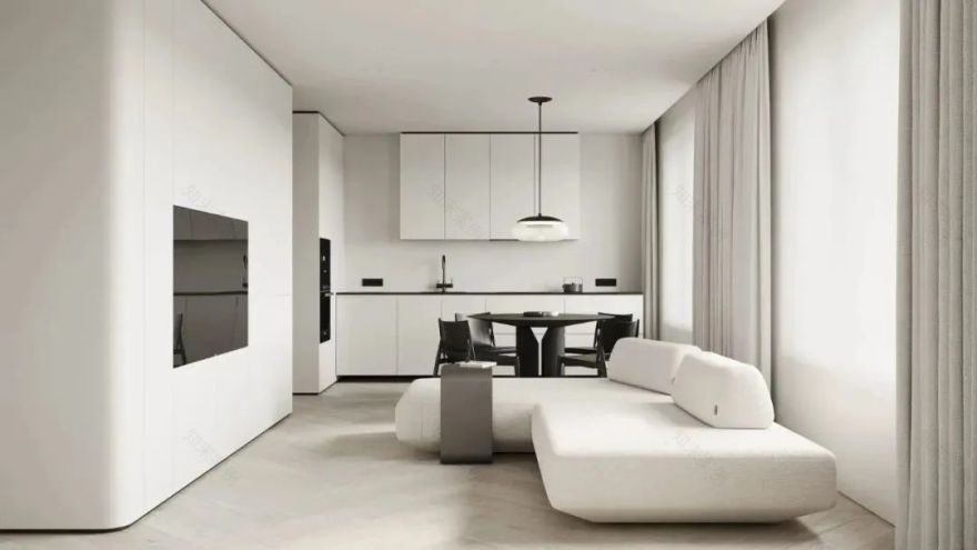 白色公寓丨俄罗斯莫斯科丨ZIZEWSKI ARCHITECTS-8