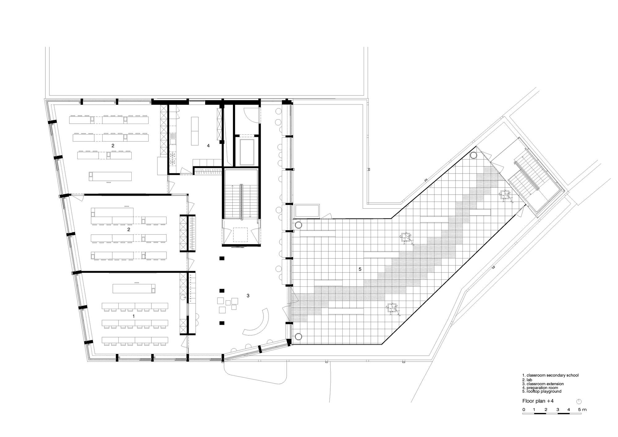 Paridaens 学校校园扩建丨比利时丨LAVA Architecten-43