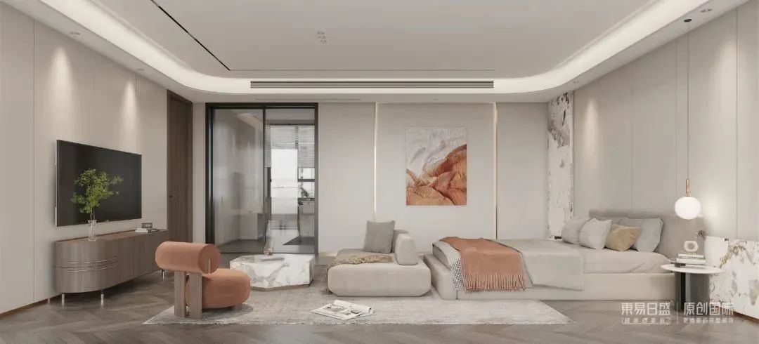 1500㎡豪宅装修，每一帧都是「轻奢风」大片！-49