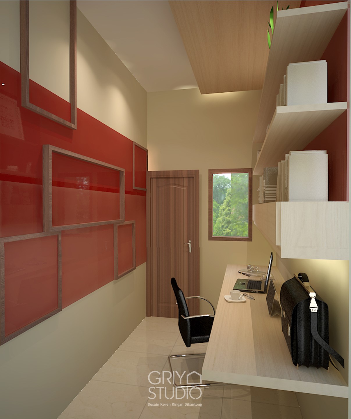 Griya Studio 打造的家庭办公室设计-3