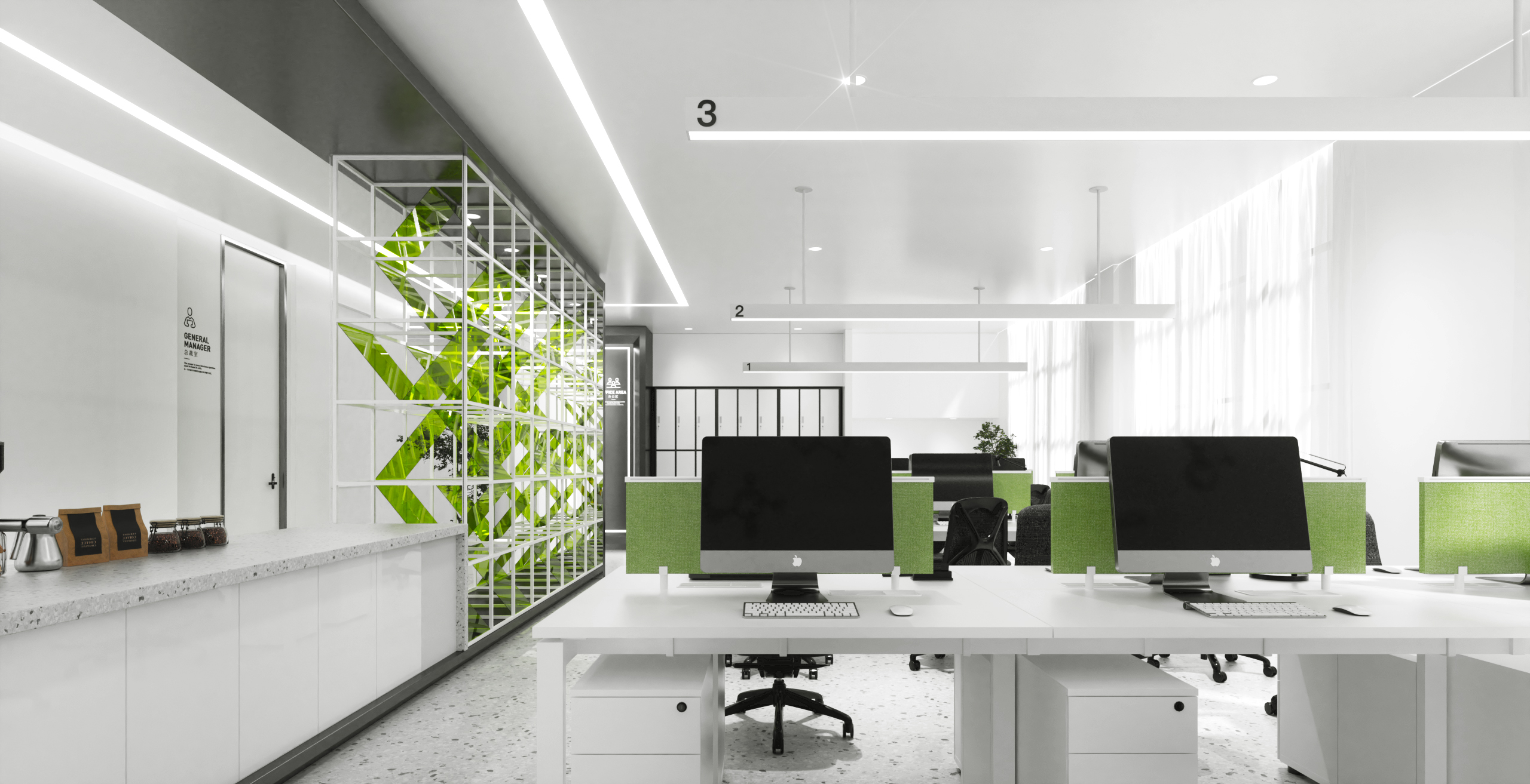 一个生物细胞公司的办公空间设计！-1