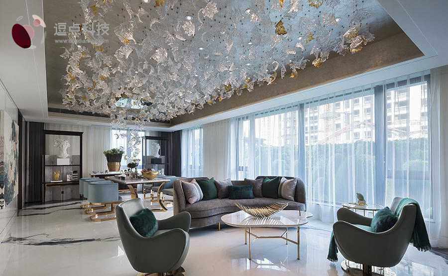 翠湖天地样板间 | 意大利艺术树脂漆打造精致空间-5