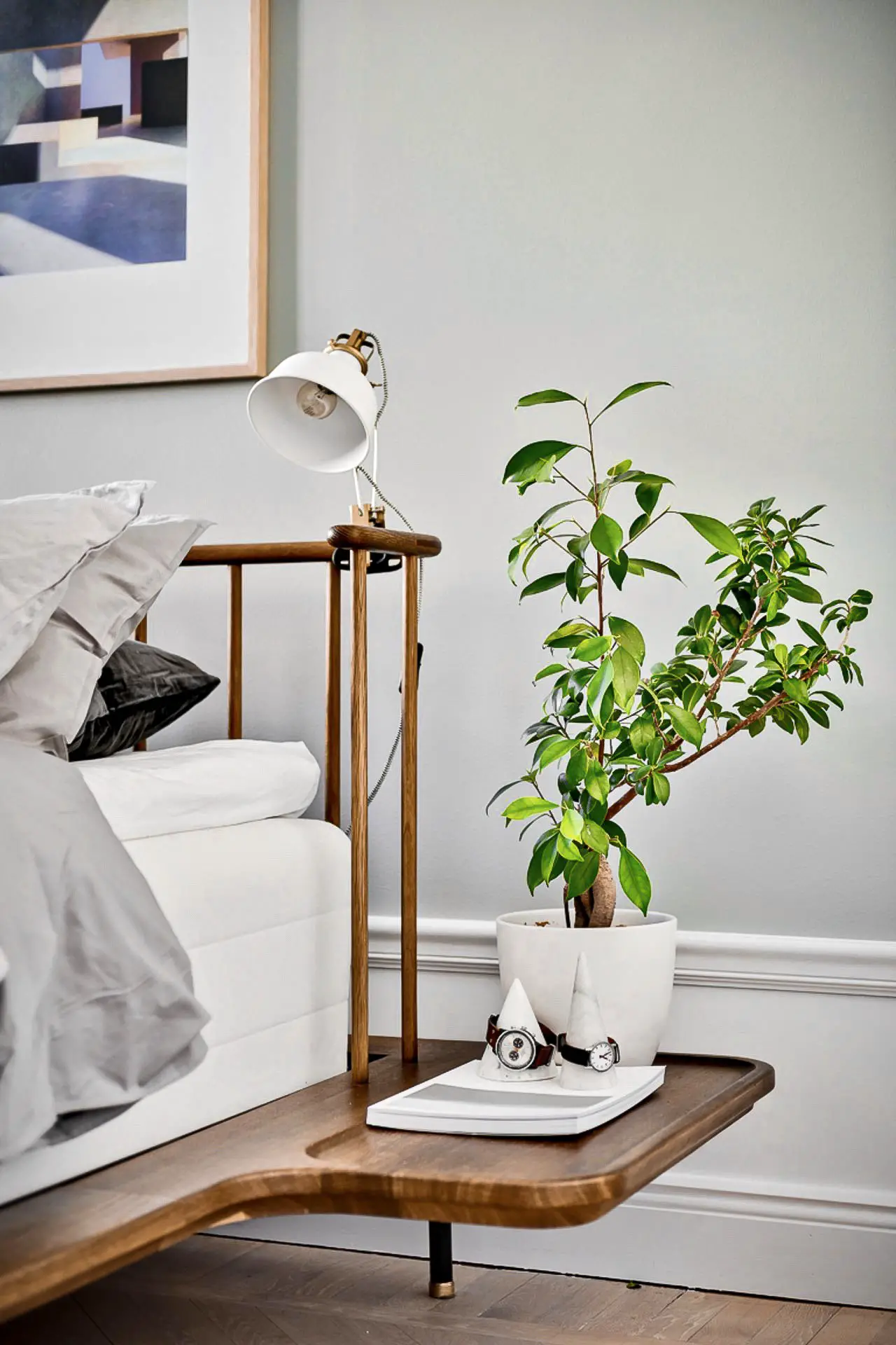 瑞典蓝色晨光公寓设计-17