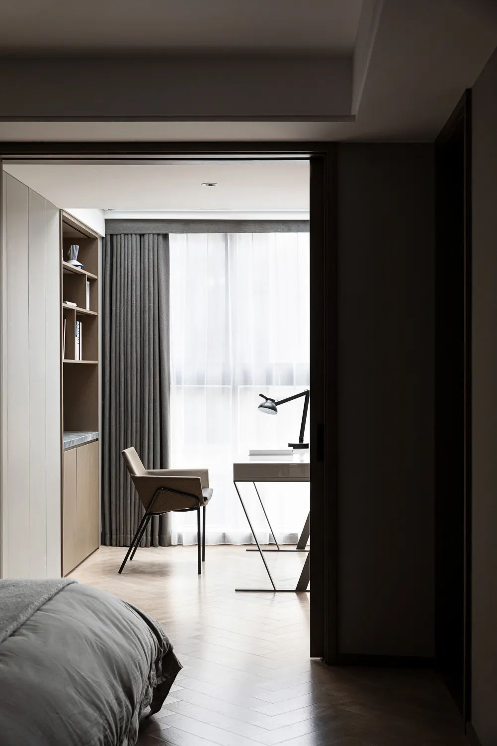 黑白灰的现代简约之家丨中国杭州丨意墅空间设计-42