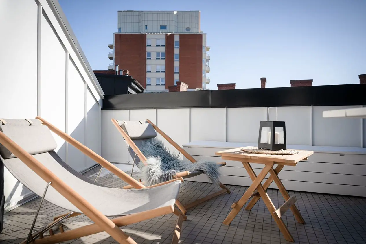 瑞典 1907 年建筑的独特魅力 | 绿宝石般的屋顶公寓-12