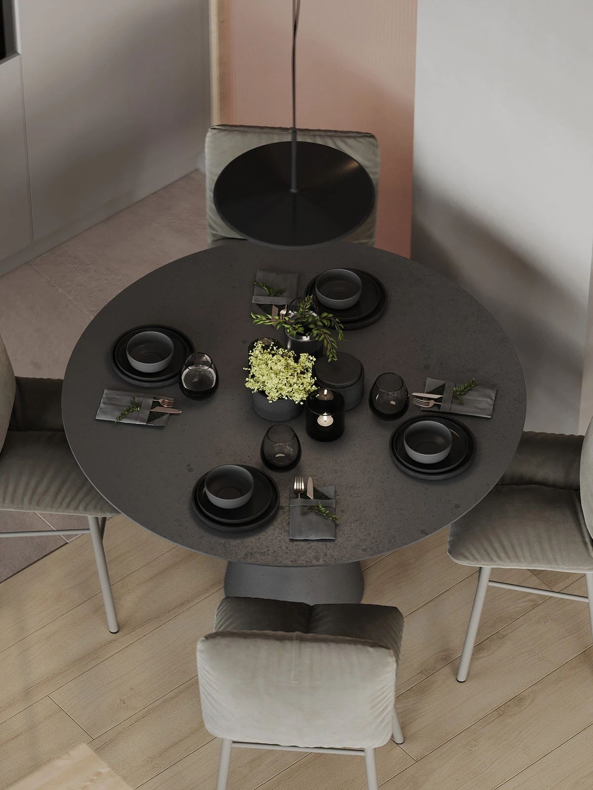 简约之美 · Екатерина Кузнецова 的一居室公寓设计丨Simple Form Interiors-20