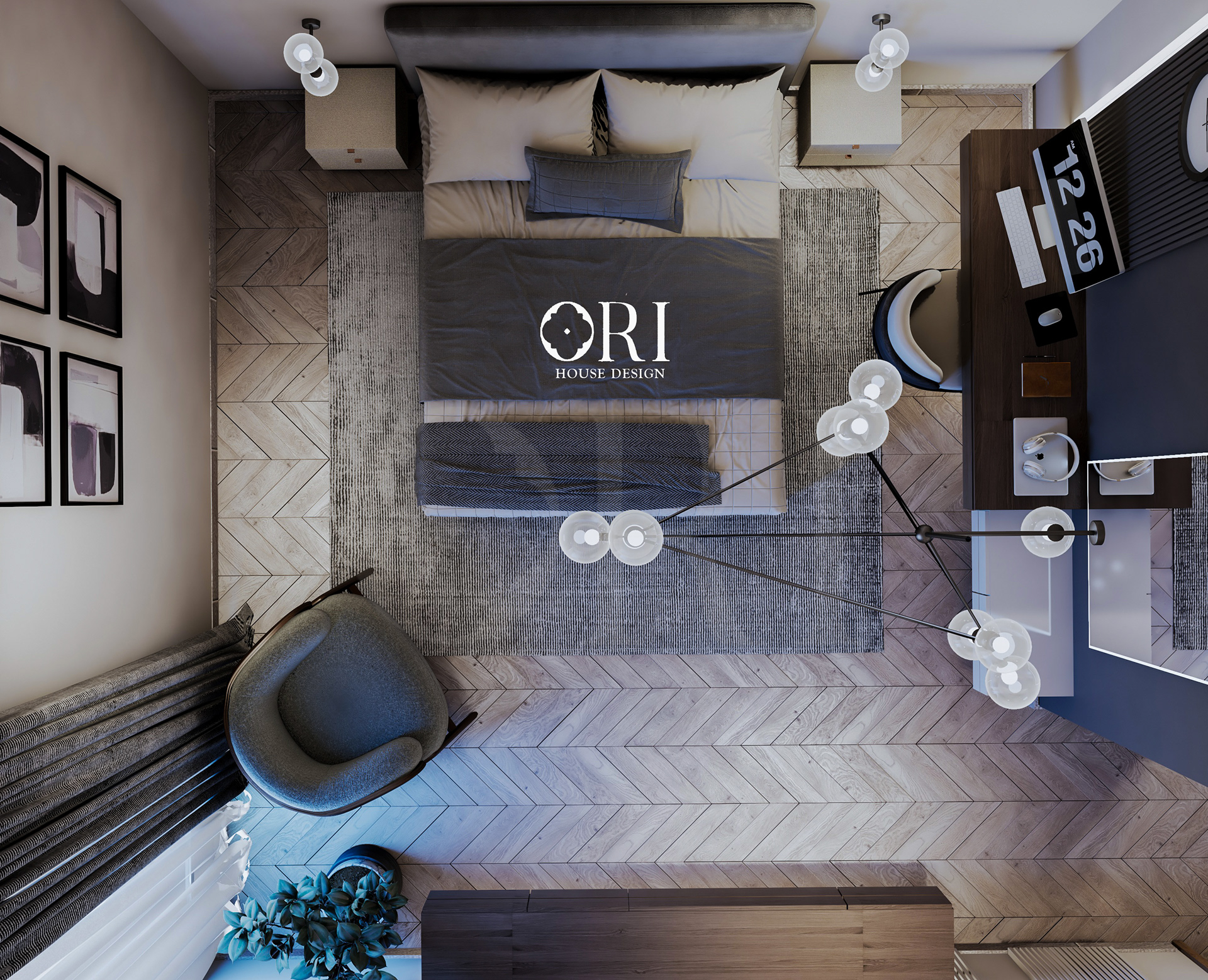 Contemporary Boy bedroom-5