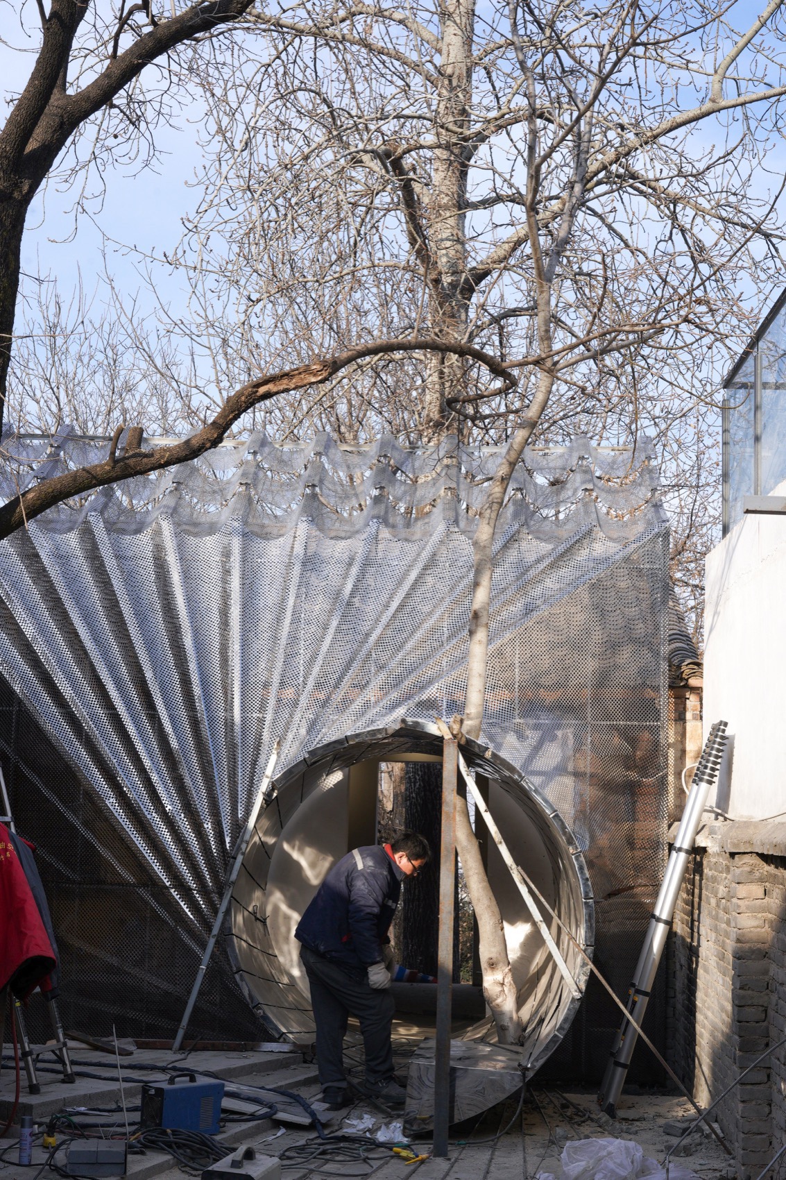 流光展厅 – 关中忙罢艺术节内院改造丨中国西安丨戴璞建筑-103