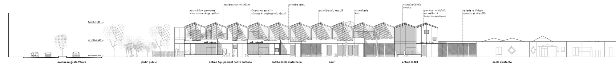 圣伊西多尔学校集团扩建 · 儿童尺度的都市蜂巢-51