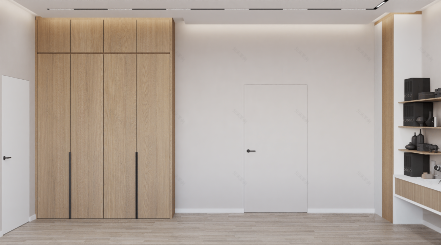 政府机构设计项目(办公室空间室内设计与3D可视化)-13