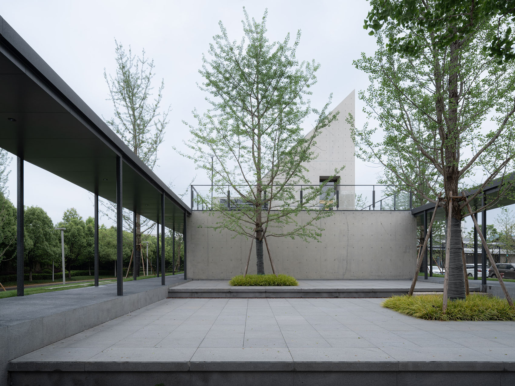 杭州阴雨天的良渚大谷仓建筑丨中国杭州丨大舍建筑,本质映像-32