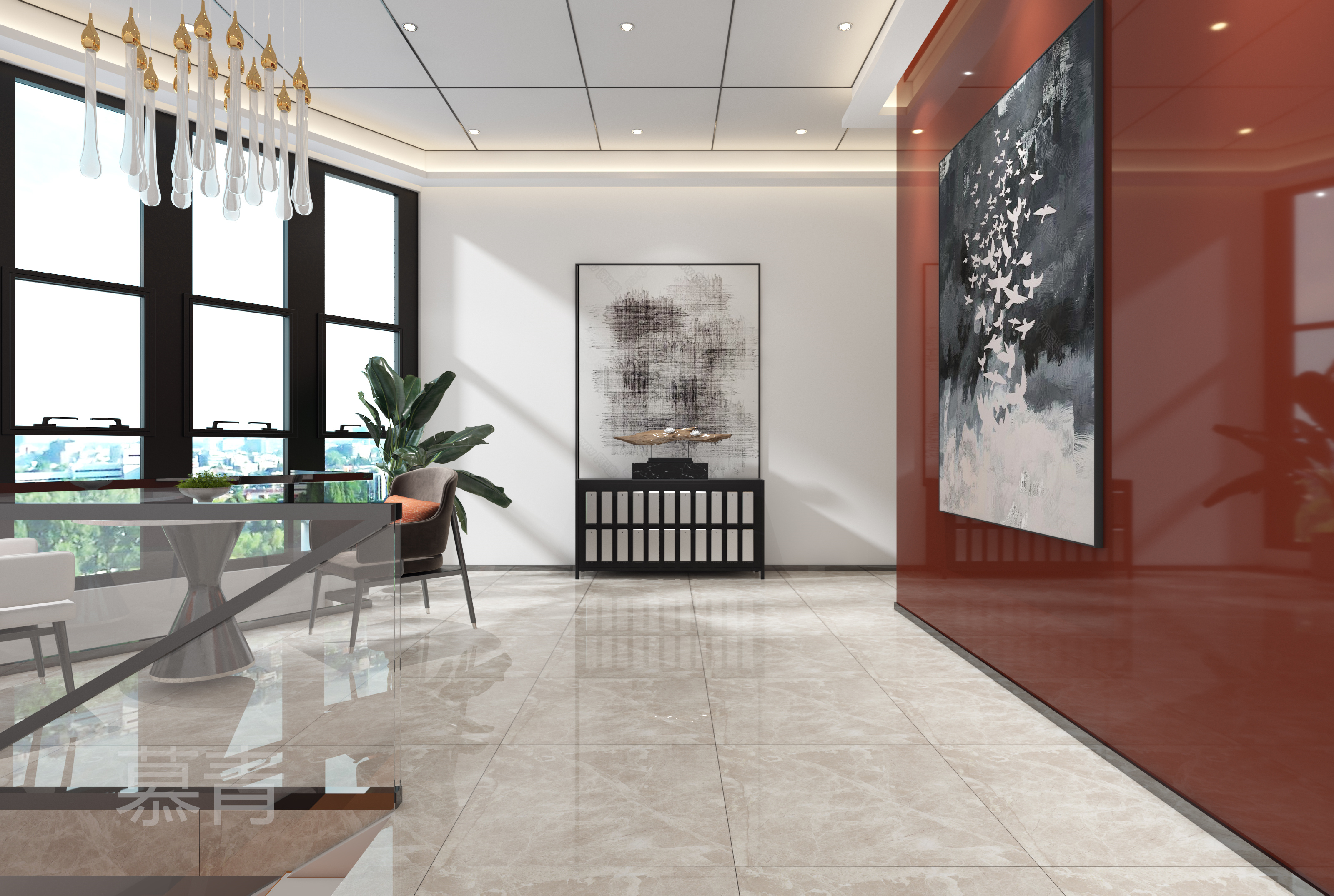 办公室—简约方式装成大气效果！                     -4