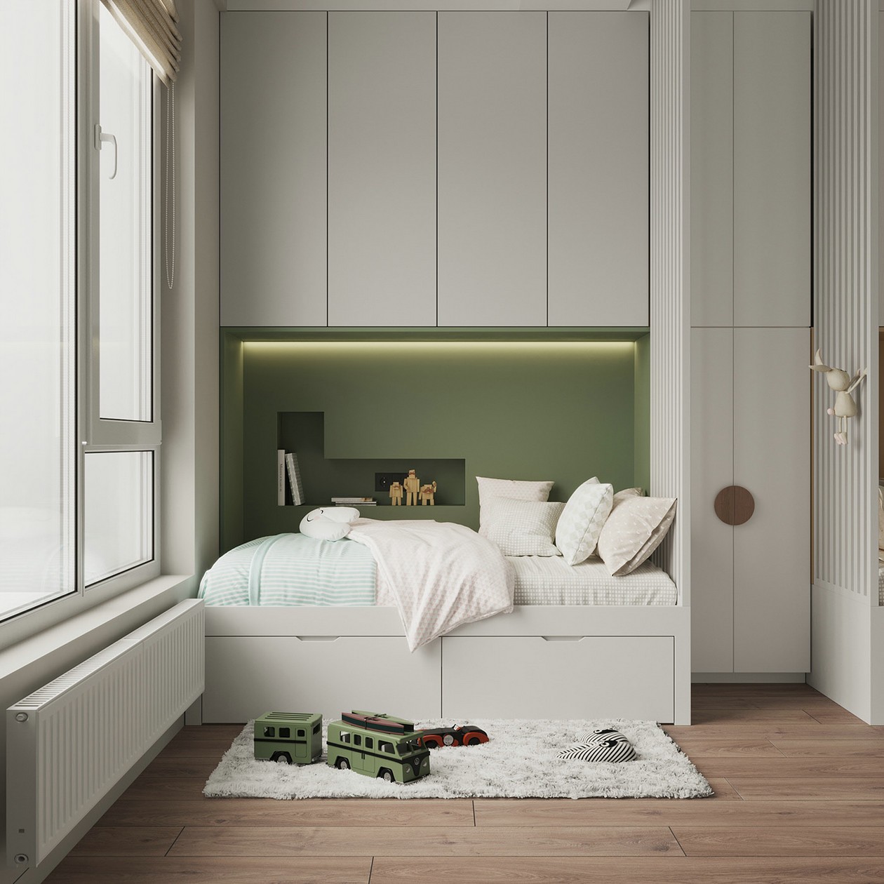 90㎡灰色系公寓设计-10