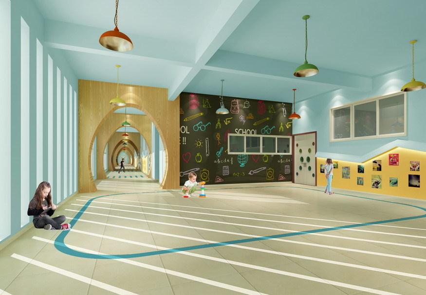新宸幼儿园室内设计展示，打造寓教于乐的童趣空间-2