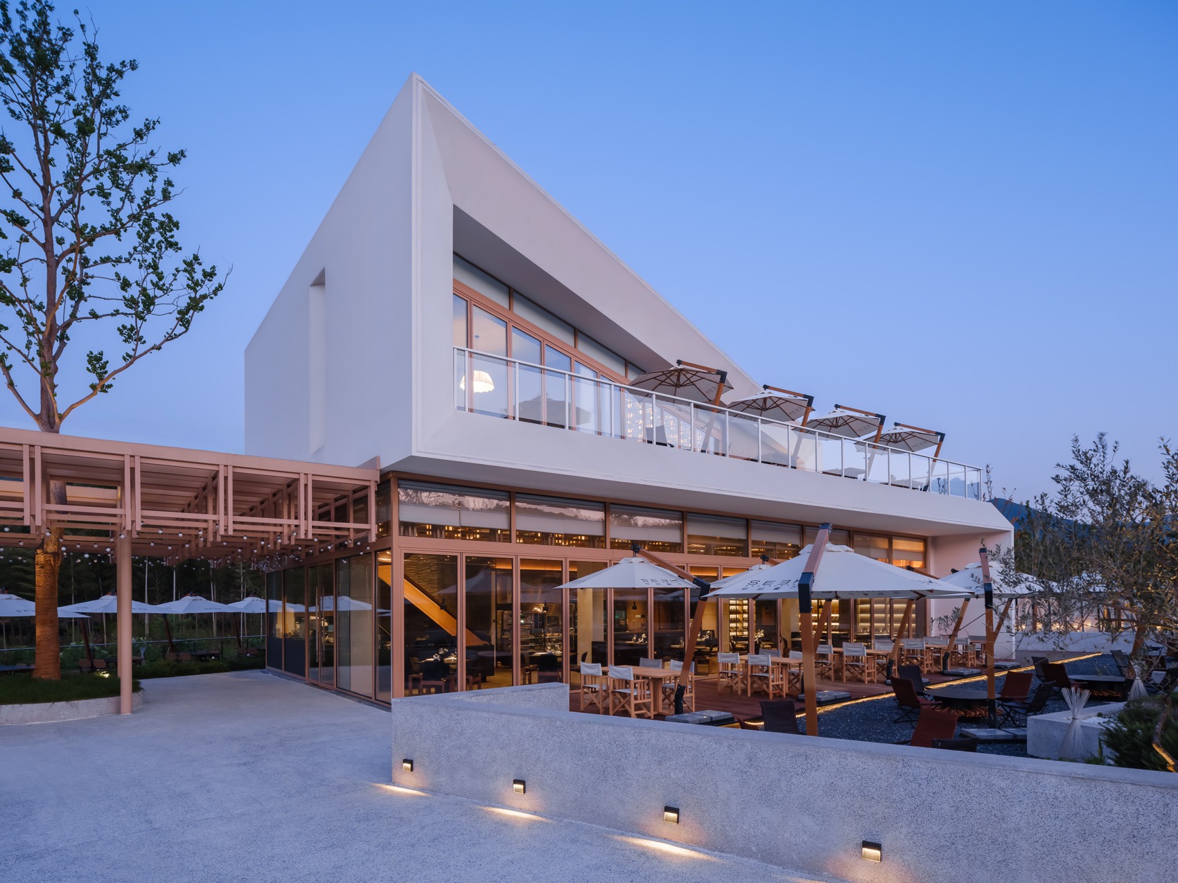 SEEK早到餐厅:折叠的山水印记丨中国湖州丨度地建筑-49