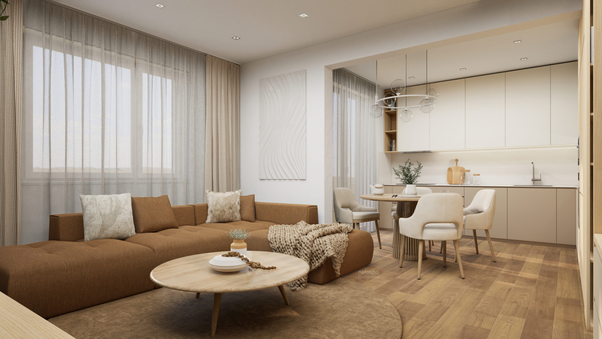 Flat visualization for a young couple | Nebojsa architekta-27