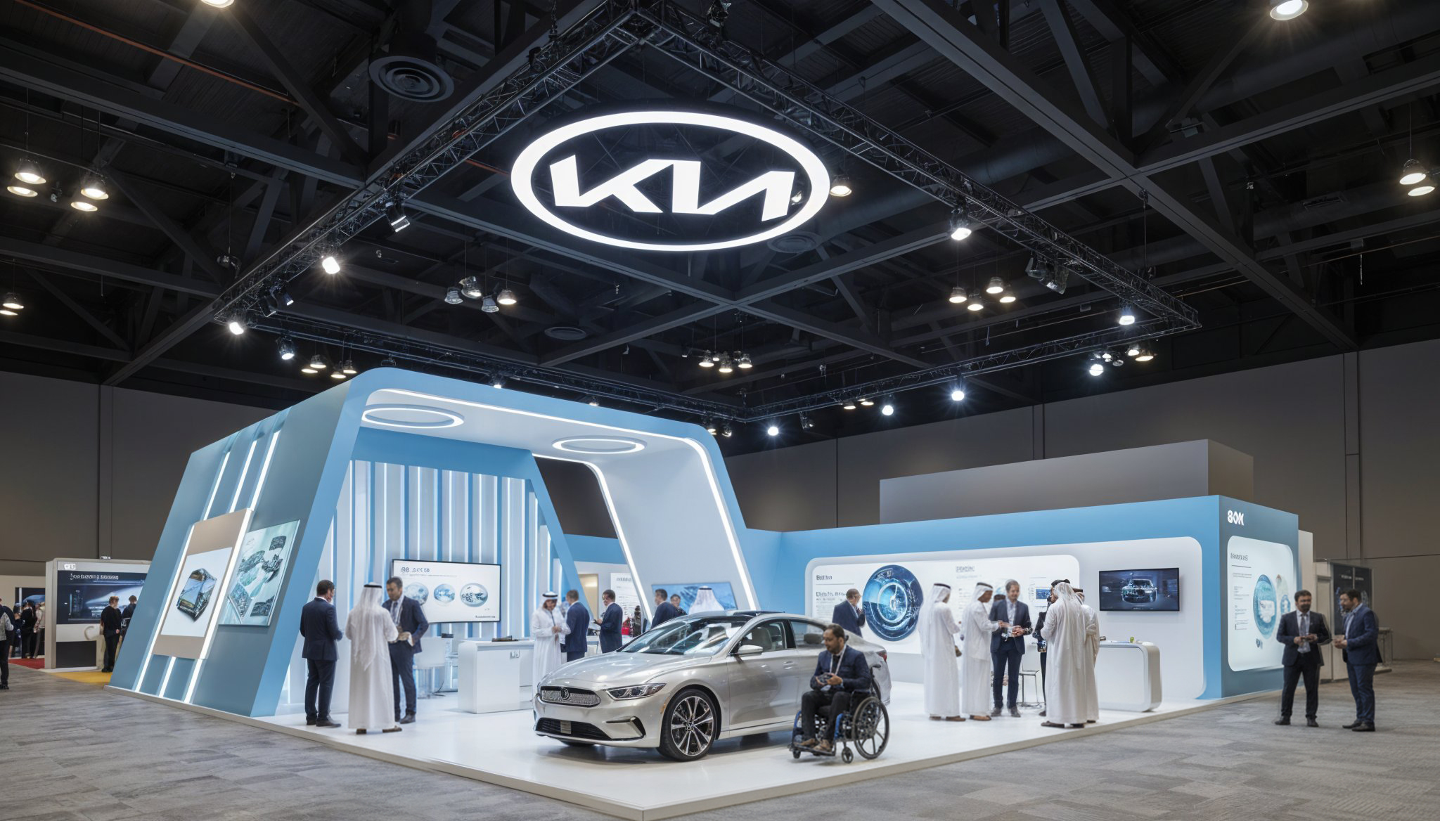 EV Auto Show KIA Booth AI-1