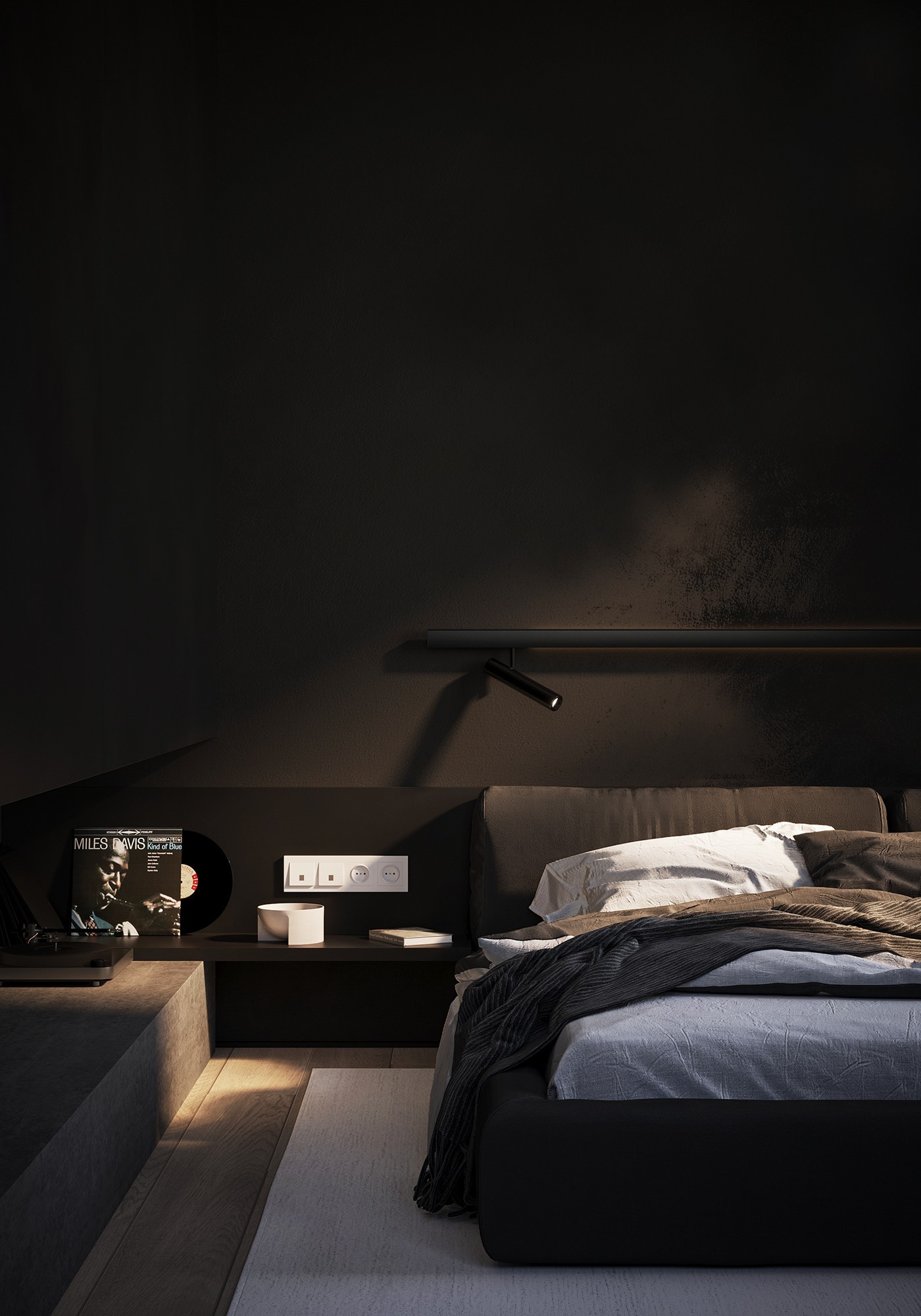 深色系公寓设计-10