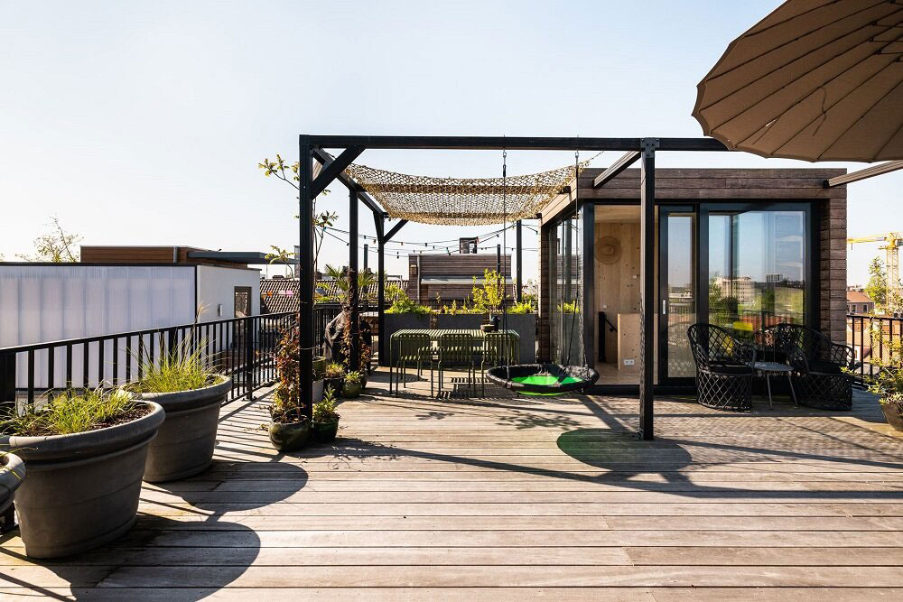 "阿姆斯特丹前学校改造的木质阁楼美居"-24