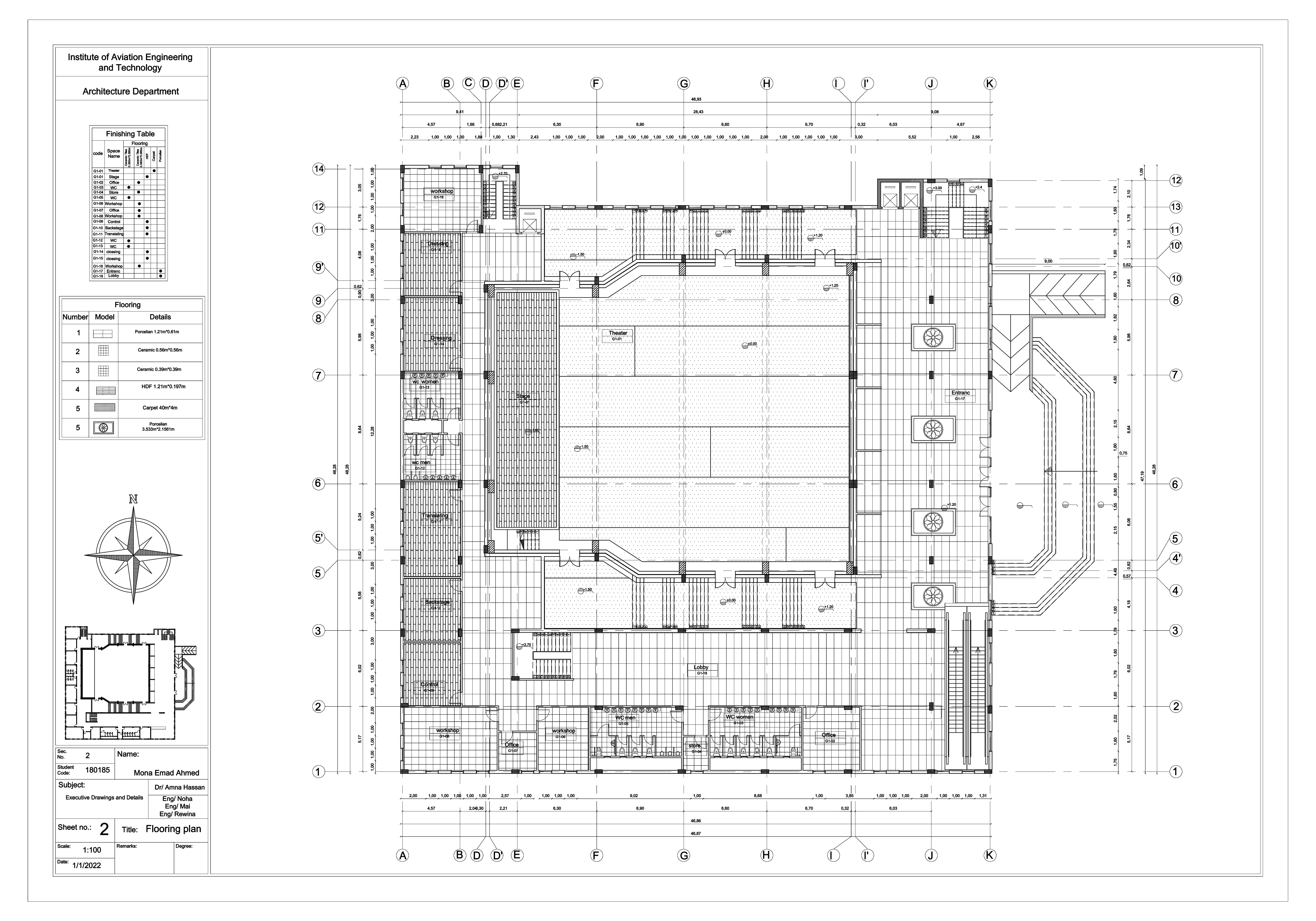 Theater Project " shop drawing "-3